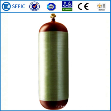 Cilindro de acero inoxidable de la fibra de carbono 50L (ISO11439)